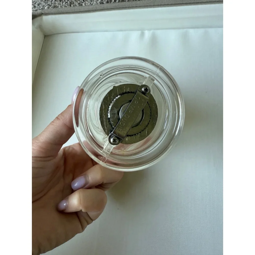 Clear Salt Pepper Mill Grinder‎ Acrylic Kitchen Table Decor